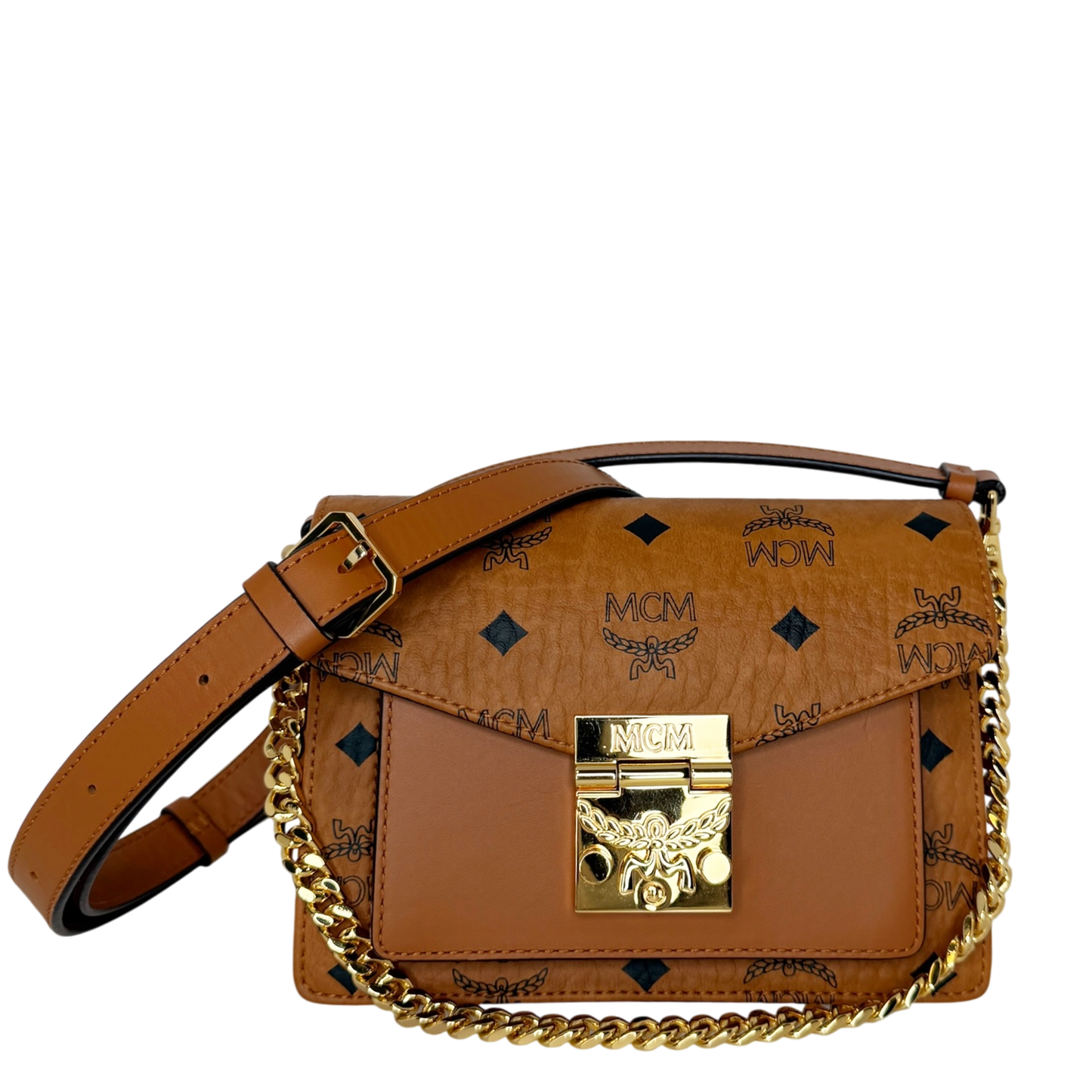 MCM Patricia Crossbody-Tasche in Visetos / neuwertig MCM