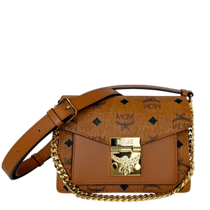 MCM Patricia Crossbody-Tasche in Visetos / neuwertig