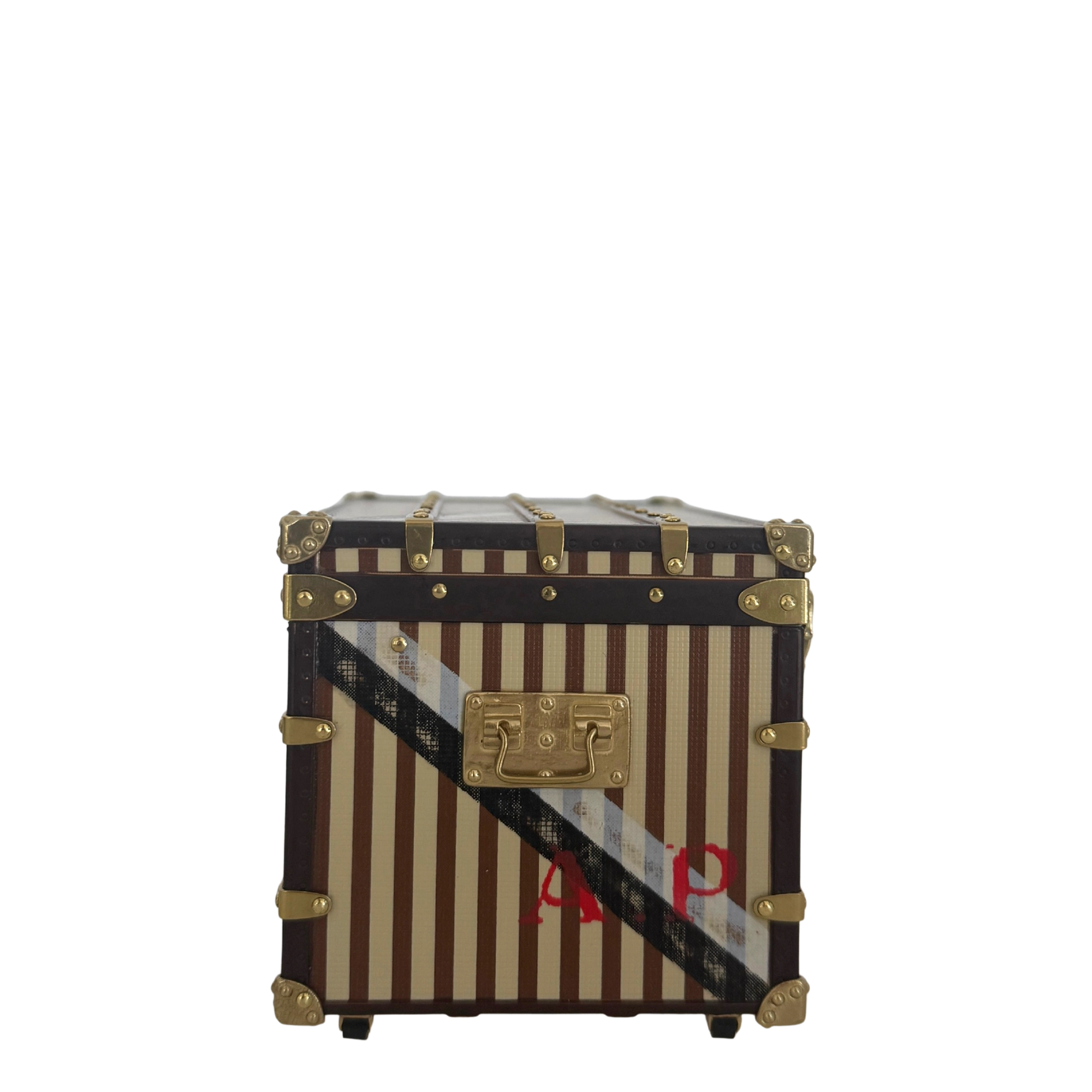 Louis Vuitton Malle Courrier 1888 Trunk Briefbeschwerer Braun M99729 / sehr gut Louis Vuitton