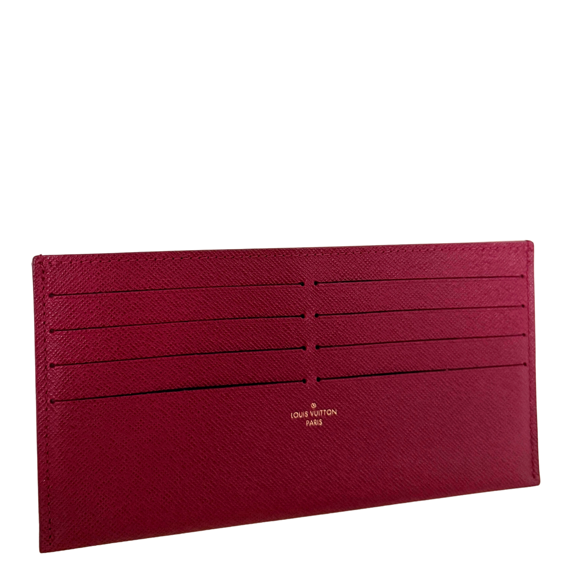 Louis Vuitton Félicie Pochette Inlay Kartenfach Monogram Canvas Braun / neuwertig Louis Vuitton