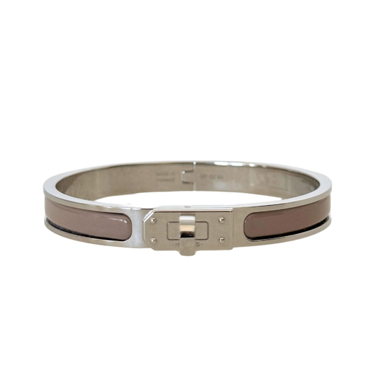 Hermès Mini Clic Kelly Armreif Marron Glacé Fullset / neuwertig Hermès