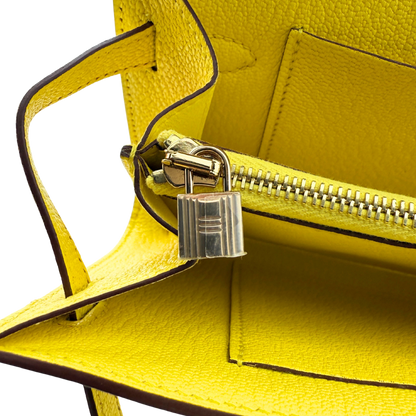 Hermès Kelly To Go Jaune Citron Fullset / neuwertig Hermès