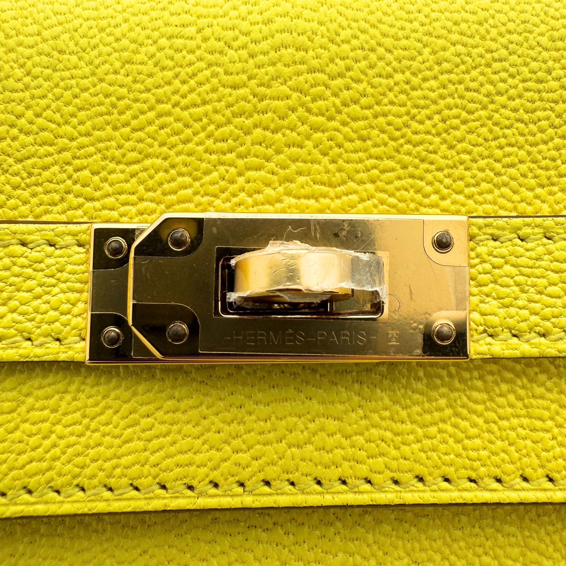 Hermès Kelly To Go Jaune Citron Fullset / neuwertig Hermès