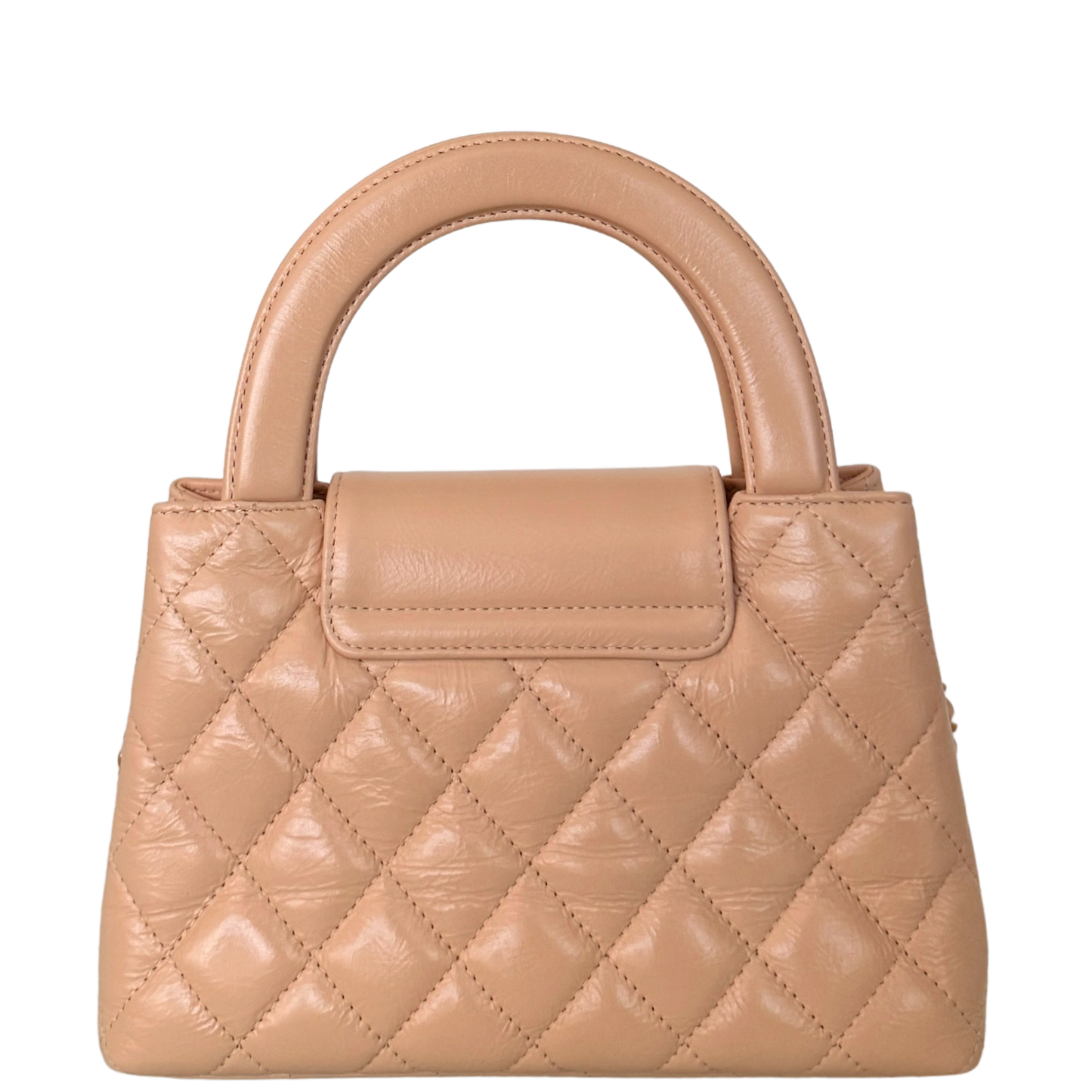 Chanel Kelly Mini Nano Shopper Handtasche Beige Fullset / neuwertig