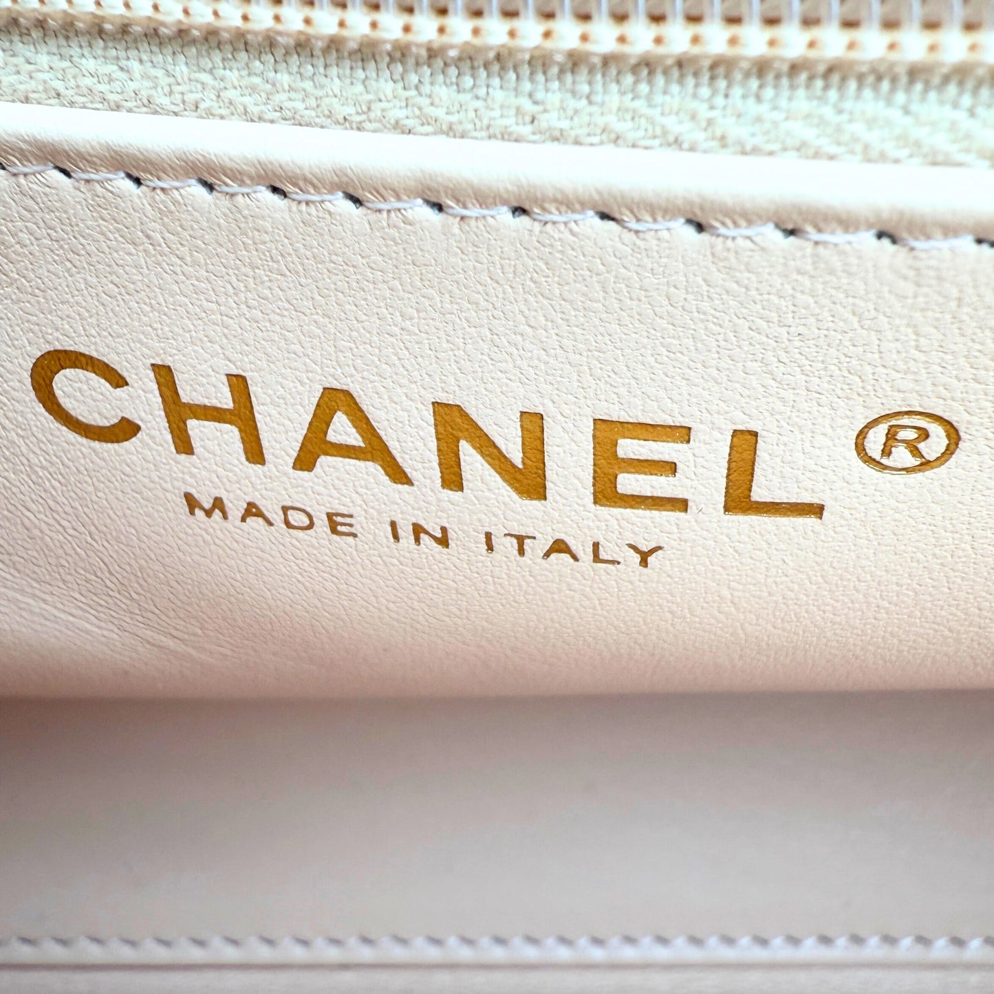 Chanel Kelly Mini Nano Shopper Handtasche Beige Fullset / neuwertig