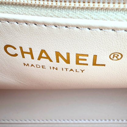 Chanel Kelly Mini Nano Shopper Handtasche Beige Fullset / neuwertig