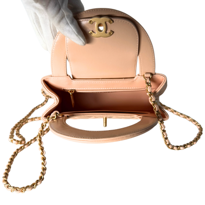 Chanel Kelly Mini Nano Shopper Handtasche Beige Fullset / neuwertig