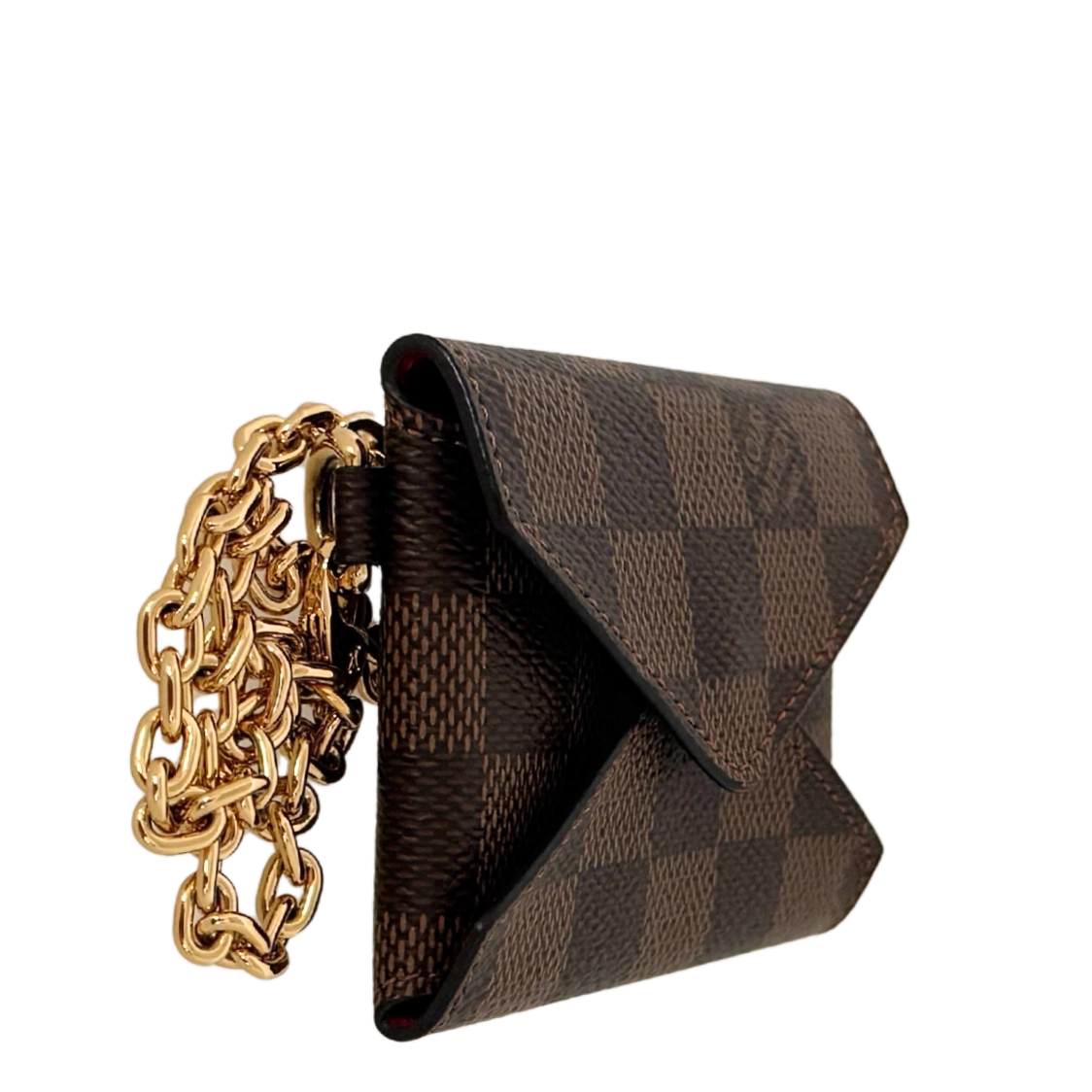 Louis Vuitton Kirigami Halskette Damier Ebene Braun / sehr gut Louis Vuitton