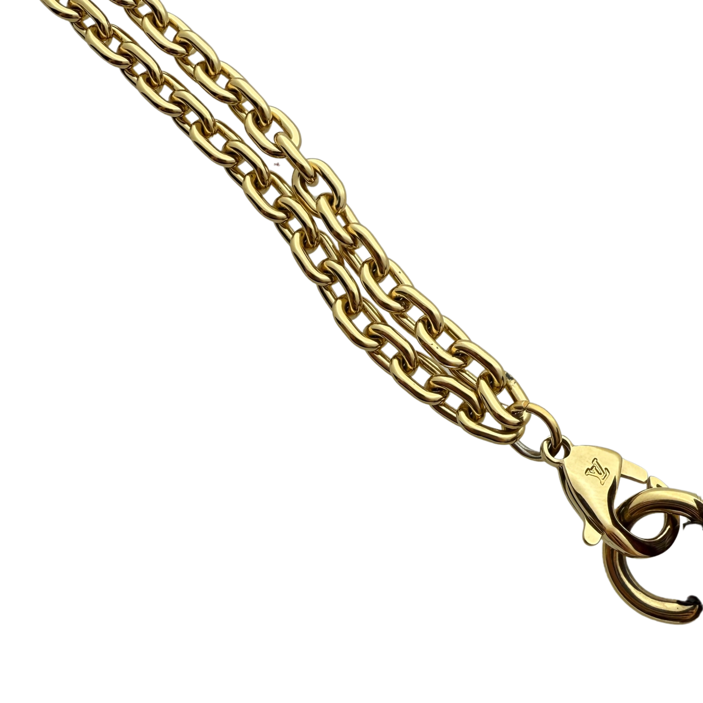 Louis Vuitton Kirigami Halskette Damier Ebene Braun / sehr gut Louis Vuitton