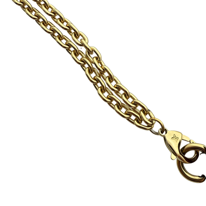 Louis Vuitton Kirigami Halskette Damier Ebene Braun / sehr gut Louis Vuitton