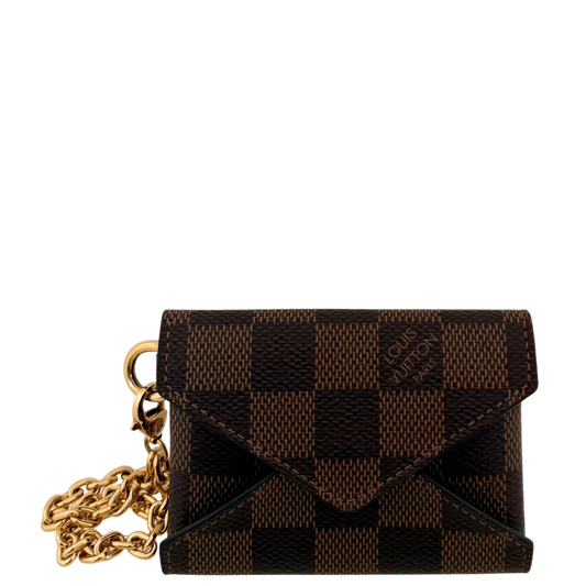 Louis Vuitton Kirigami Halskette Damier Ebene Braun / sehr gut Louis Vuitton