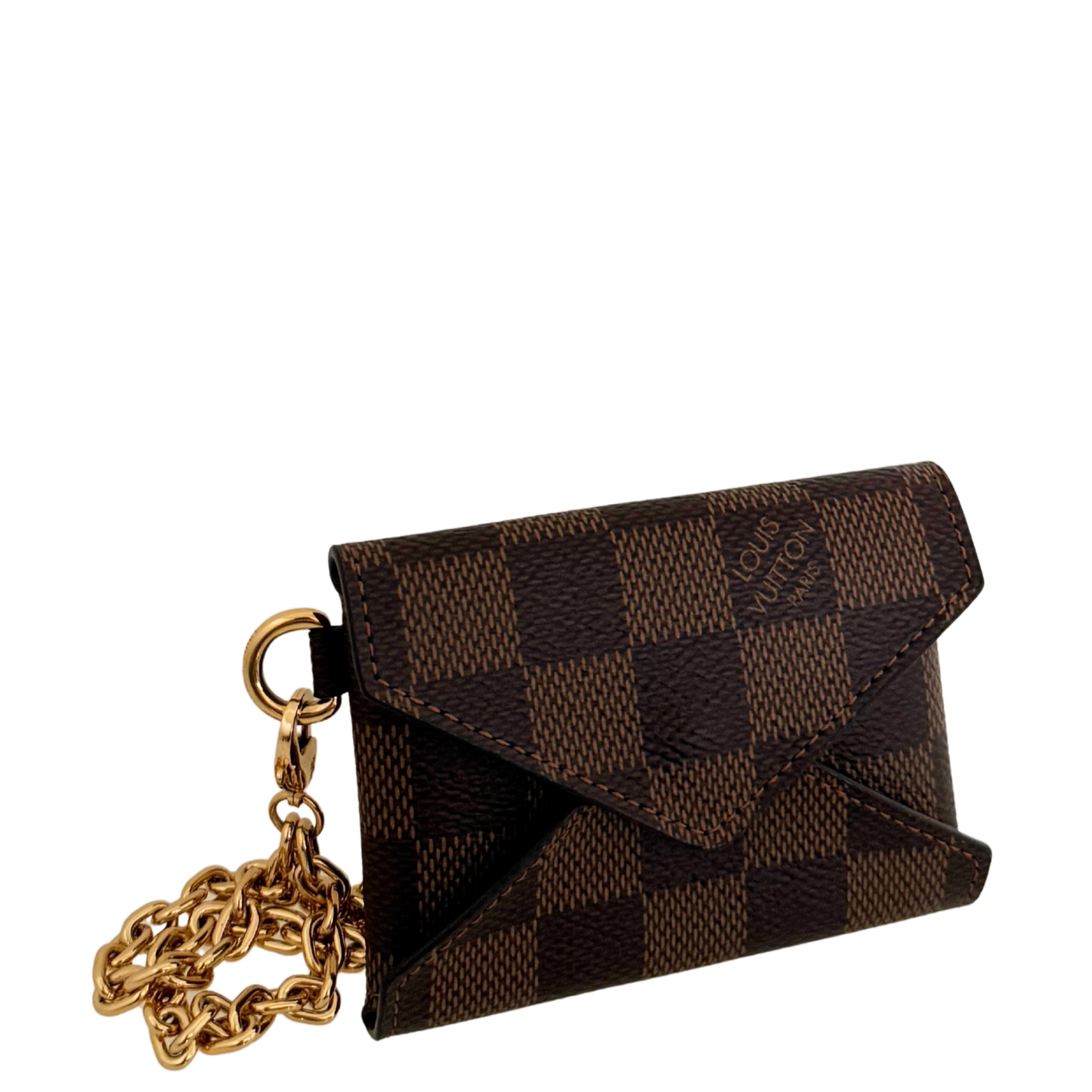 Louis Vuitton Kirigami Halskette Damier Ebene Braun / sehr gut Louis Vuitton