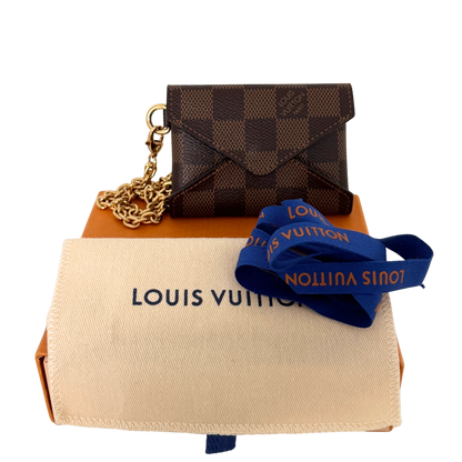 Louis Vuitton Kirigami Halskette Damier Ebene Braun / sehr gut Louis Vuitton
