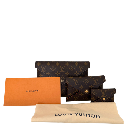 Louis Vuitton Kirigami Pochette Monogram Braun / neuwertig Louis Vuitton