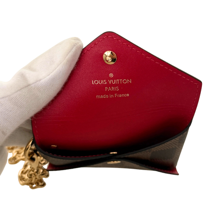 Louis Vuitton Kirigami Halskette Damier Ebene Braun / sehr gut Louis Vuitton