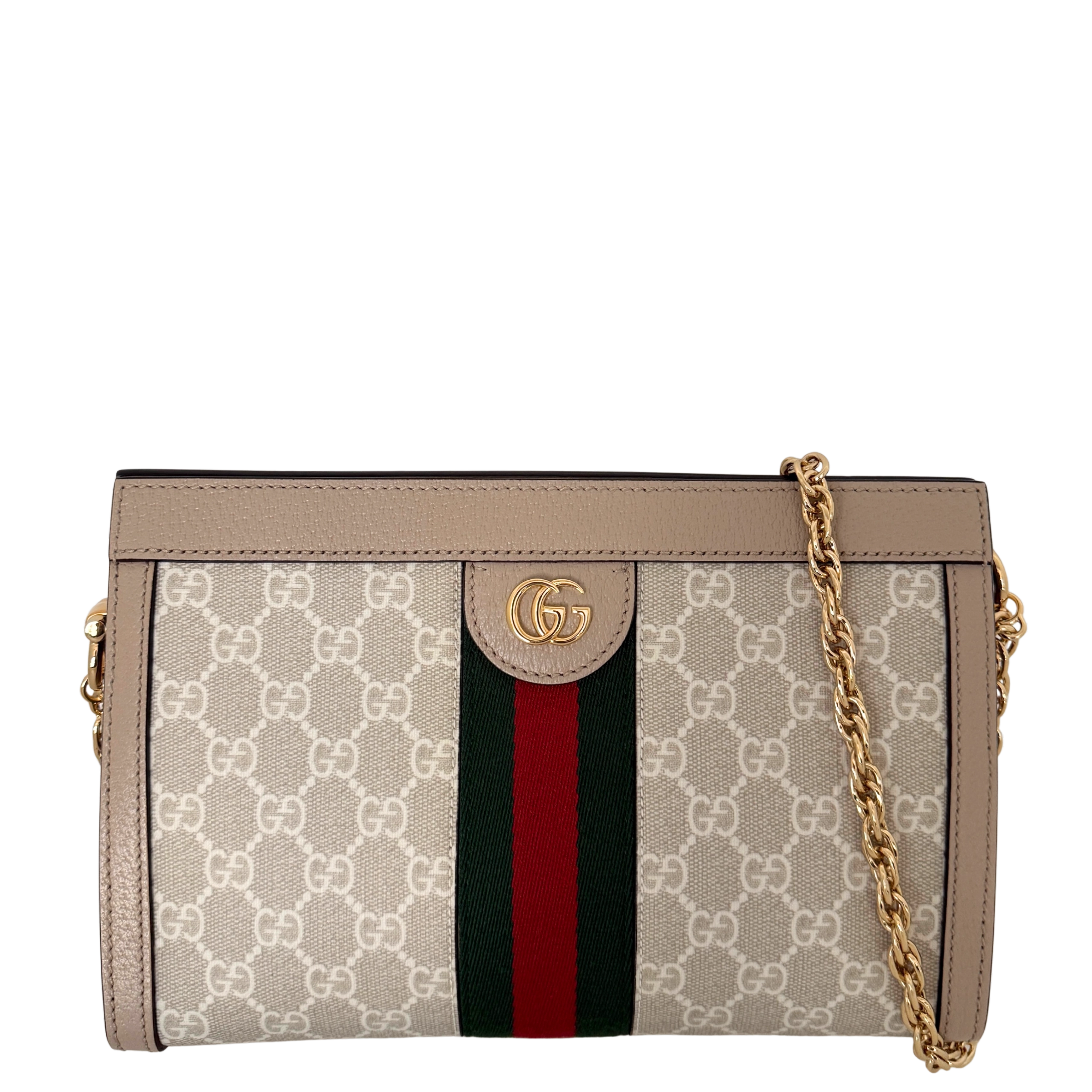 Gucci Ophidia GG Kleine Schultertasche Beige / neuwertig Gucci