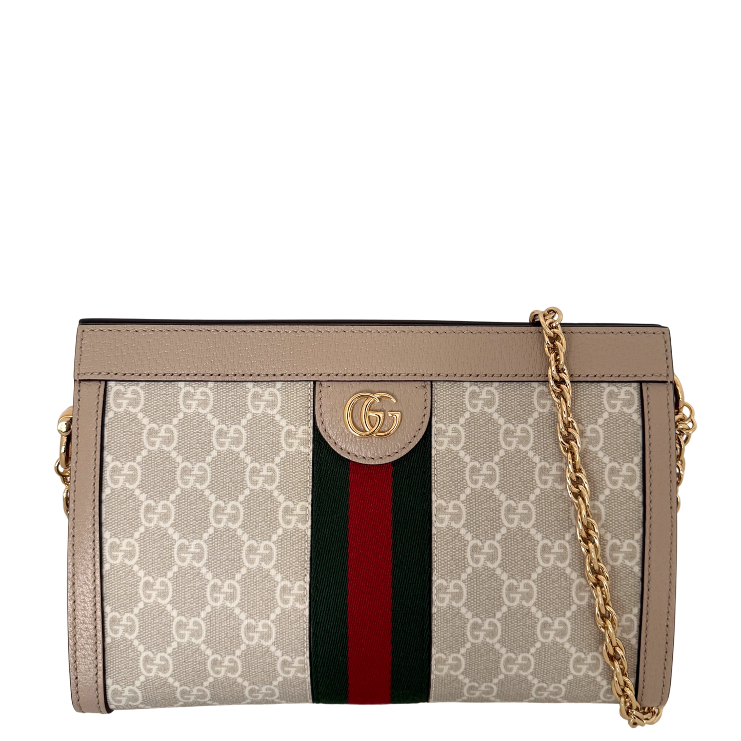 Gucci Ophidia GG Kleine Schultertasche Beige / neuwertig Gucci