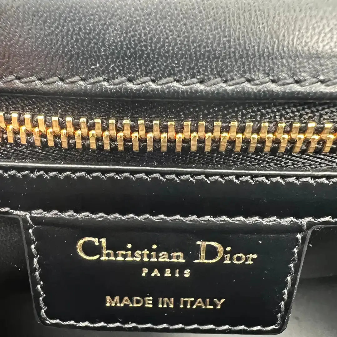 Kopie von MITTELGROSSE DIOR CARO TASCHE schwarz Leder Ungetragen Echtheitscheck.de