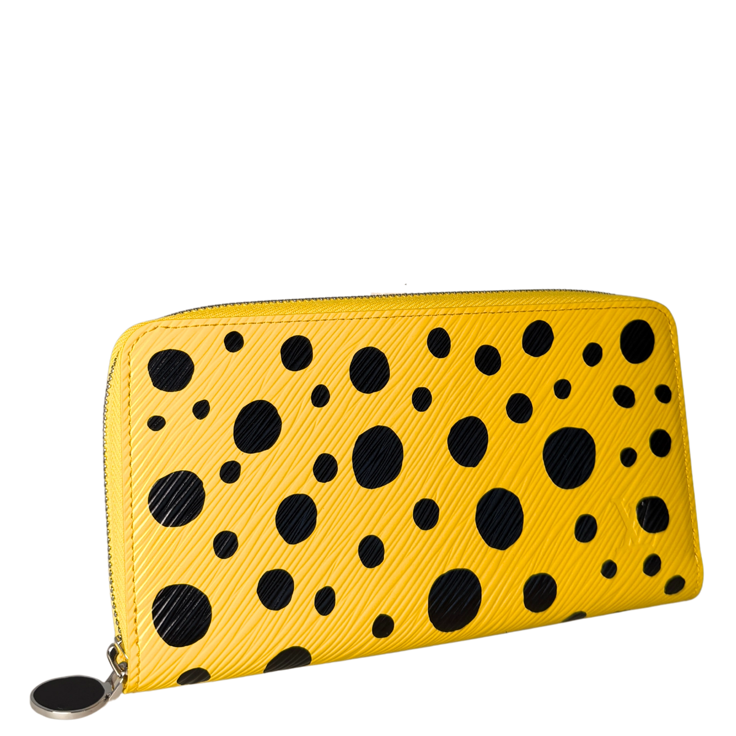 Louis Vuitton x Yayoi Kusama Zip Around Geldbörse in Epi-Leder M81960 Gelb Fullset / neuwertig Louis Vuitton