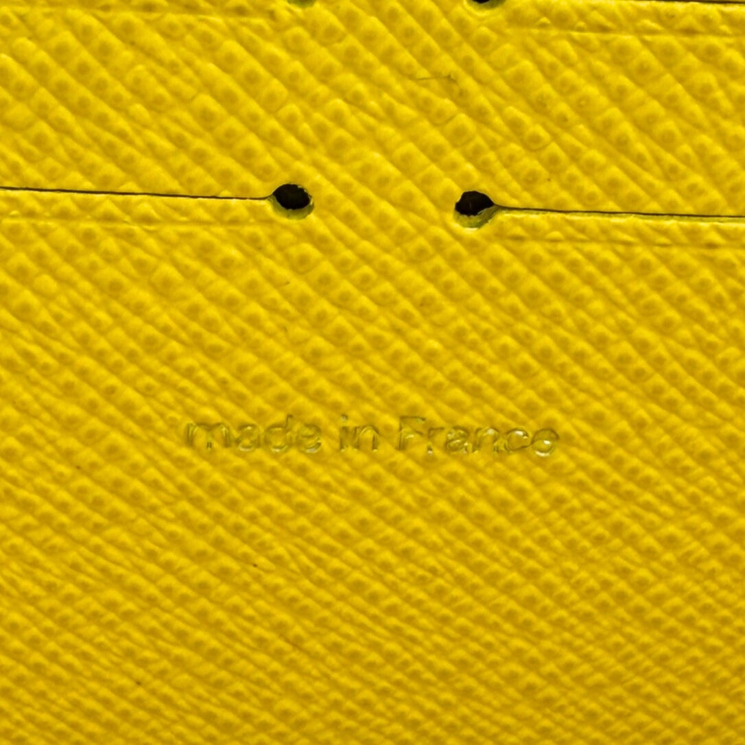 Louis Vuitton x Yayoi Kusama Zip Around Geldbörse in Epi-Leder M81960 Gelb Fullset / neuwertig Louis Vuitton