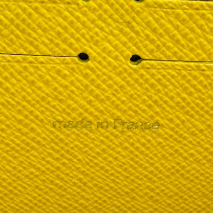Louis Vuitton x Yayoi Kusama Zip Around Geldbörse in Epi-Leder M81960 Gelb Fullset / neuwertig Louis Vuitton