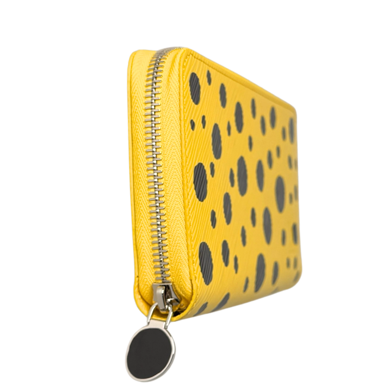 Louis Vuitton x Yayoi Kusama Zip Around Geldbörse in Epi-Leder M81960 Gelb Fullset / neuwertig Louis Vuitton
