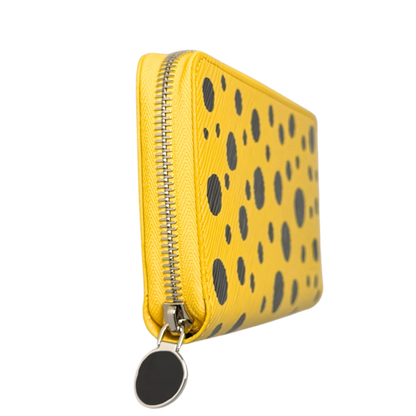Louis Vuitton x Yayoi Kusama Zip Around Geldbörse in Epi-Leder M81960 Gelb Fullset / neuwertig Louis Vuitton