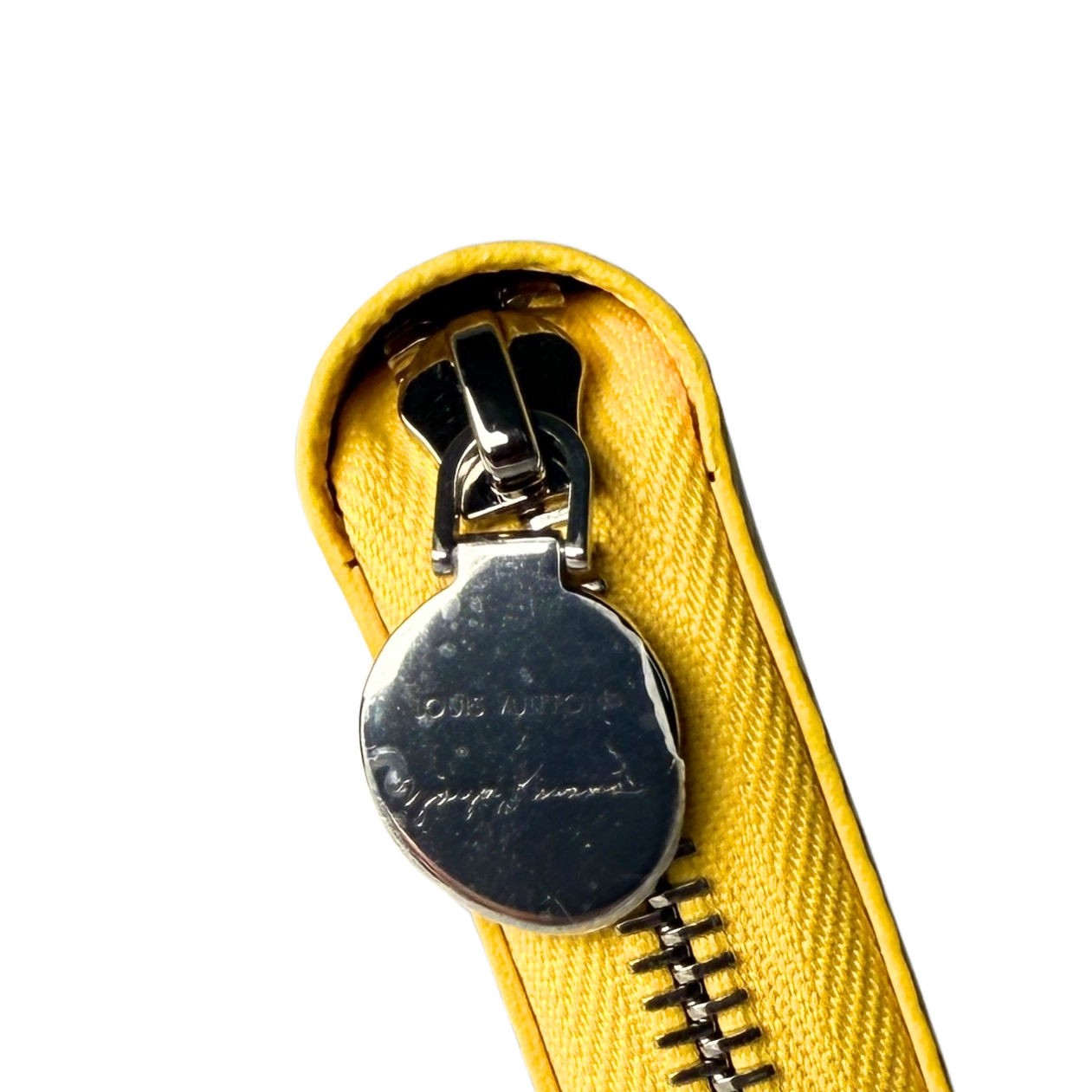 Louis Vuitton x Yayoi Kusama Zip Around Geldbörse in Epi-Leder M81960 Gelb Fullset / neuwertig Louis Vuitton