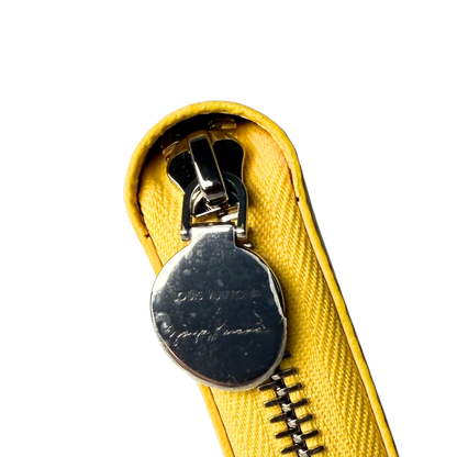 Louis Vuitton x Yayoi Kusama Zip Around Geldbörse in Epi-Leder M81960 Gelb Fullset / neuwertig Louis Vuitton