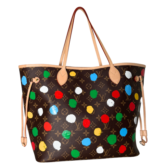 Louis Vuitton x Yayoi Kusama Neverfull MM Braun / neuwertig