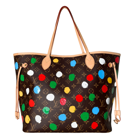 Louis Vuitton x Yayoi Kusama Neverfull MM Braun / neuwertig
