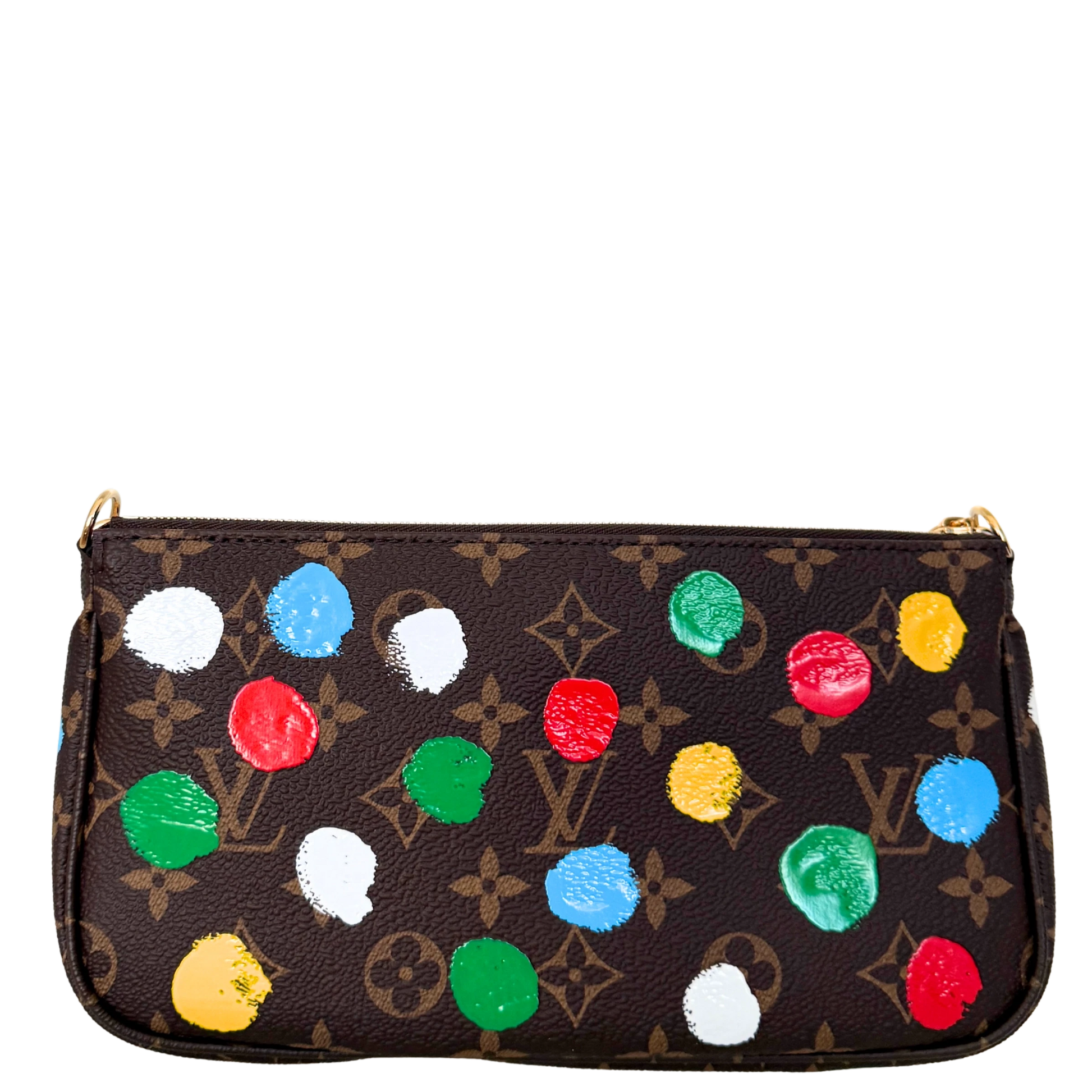 Louis Vuitton x Yayoi Kusama Multi Pochette Accessoires Monogram Multicolor / neuwertig Louis Vuitton