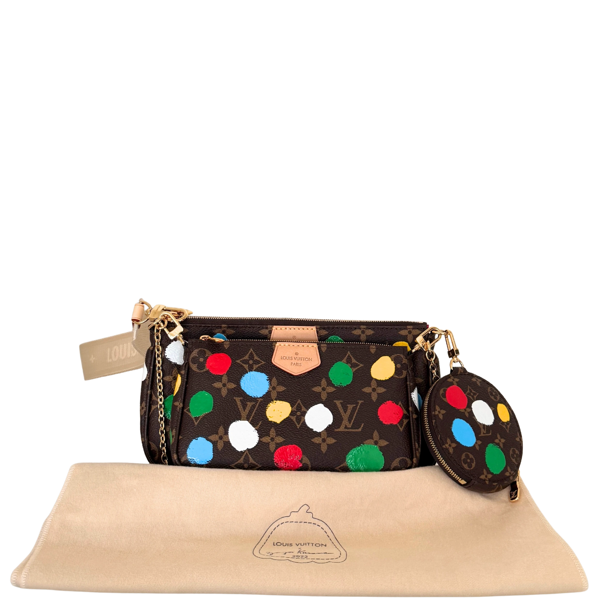 Louis Vuitton x Yayoi Kusama Multi Pochette Accessoires Monogram Multicolor / neuwertig Louis Vuitton