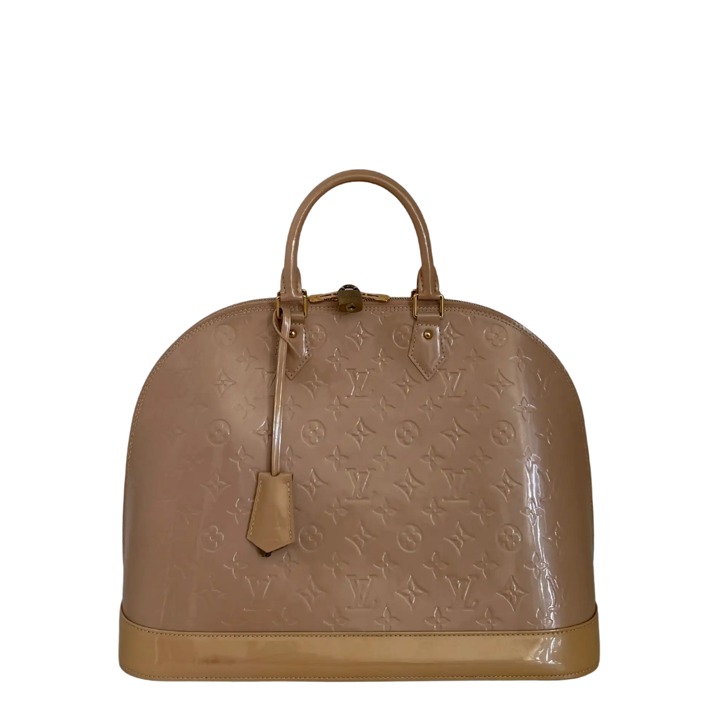 Louis Vuitton Alma GM Vernis Leder MI1130 Beige / sehr gut Louis Vuitton