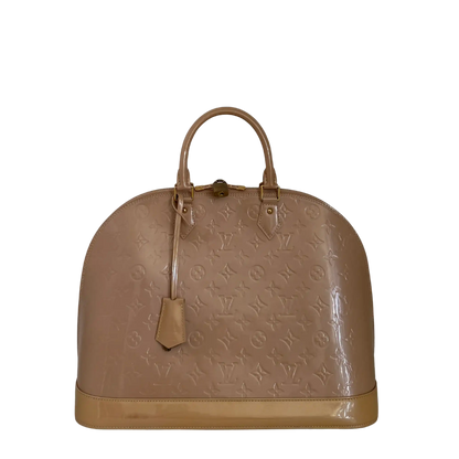 Louis Vuitton Alma GM Vernis Leder MI1130 Beige / sehr gut Louis Vuitton