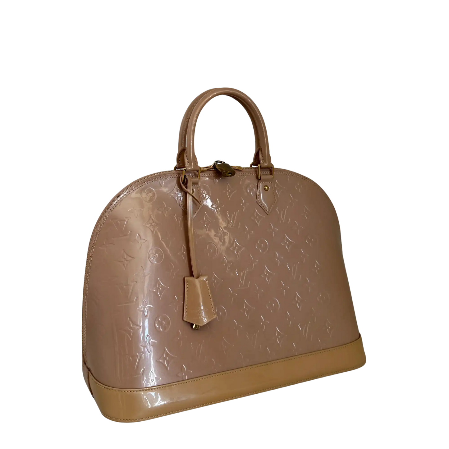 Louis Vuitton Alma GM Vernis Leder MI1130 Beige / sehr gut Louis Vuitton