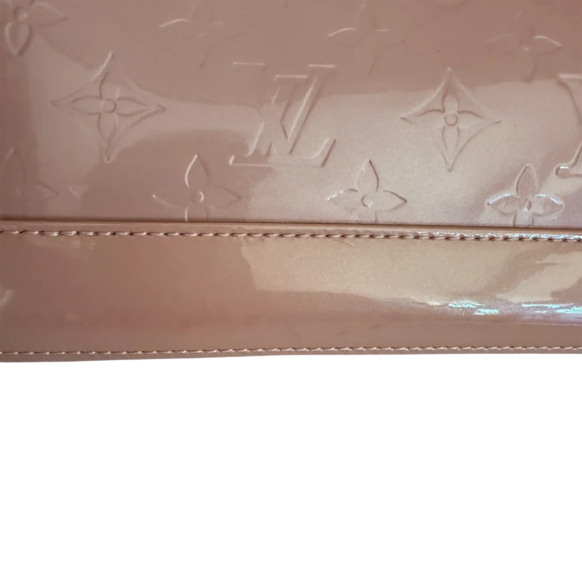 Louis Vuitton Alma GM Vernis Leder MI1130 Beige / sehr gut Louis Vuitton