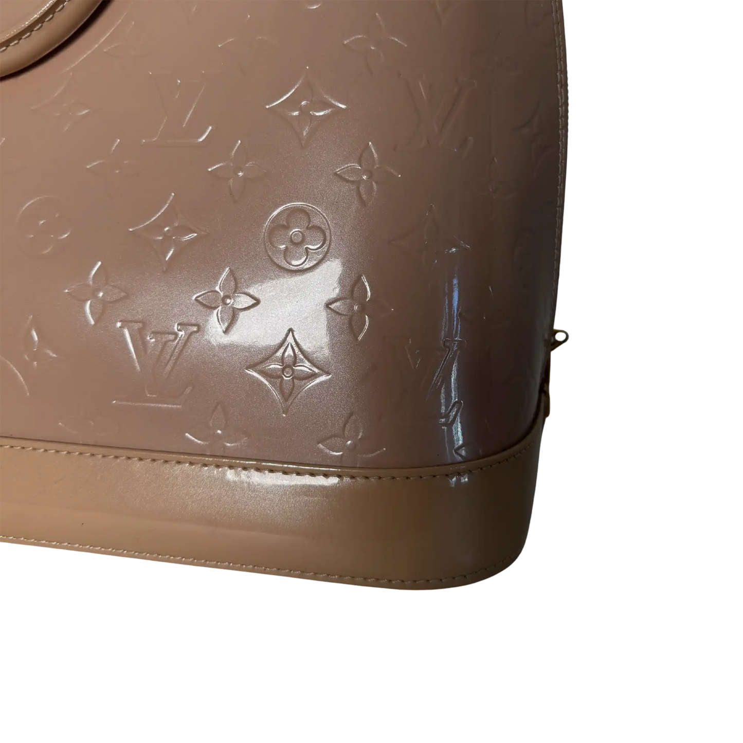 Louis Vuitton Alma GM Vernis Leder MI1130 Beige / sehr gut Louis Vuitton