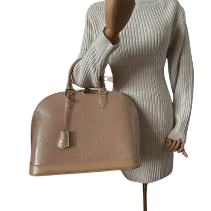Louis Vuitton Alma GM Vernis Leder MI1130 Beige / sehr gut Louis Vuitton