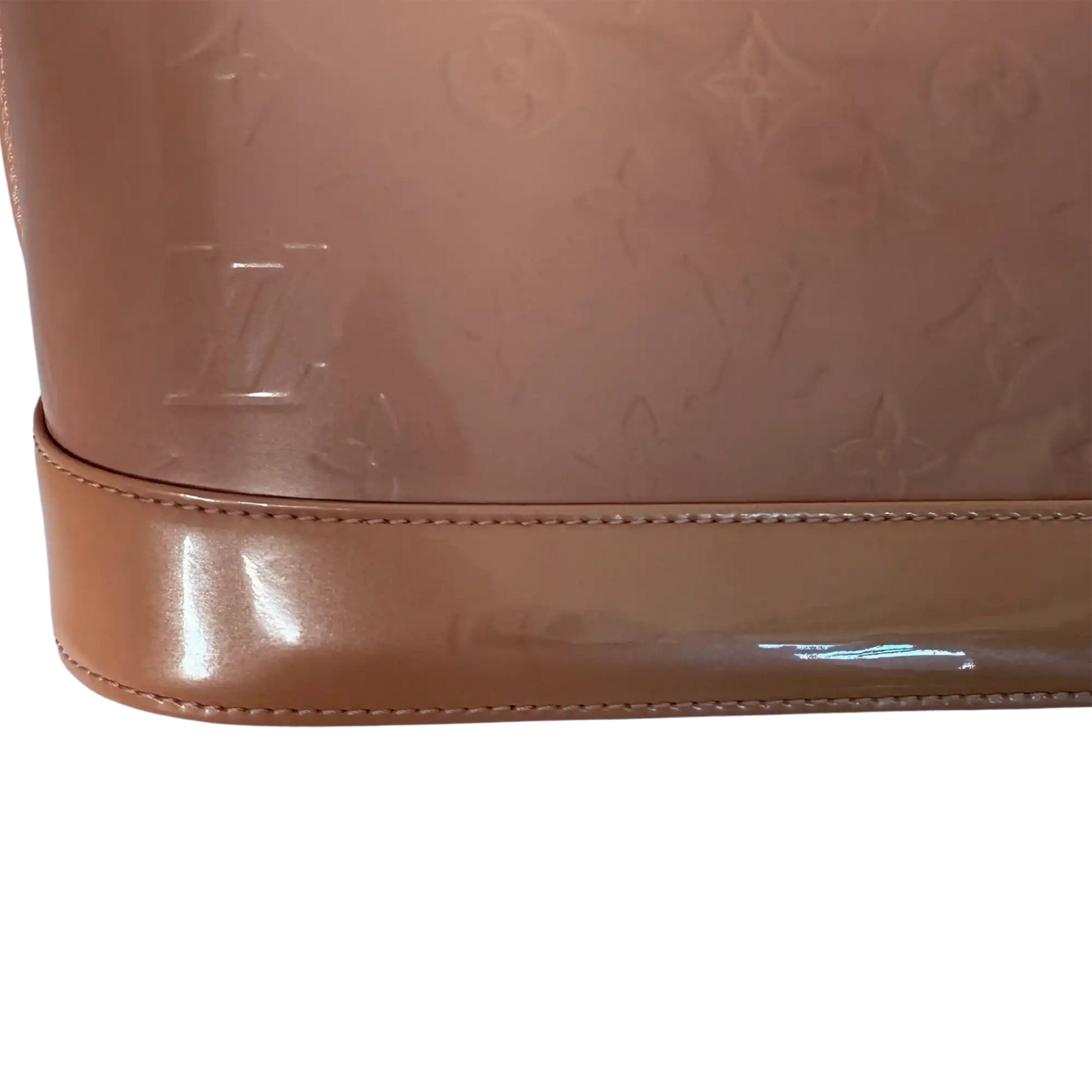 Louis Vuitton Alma GM Vernis Leder MI1130 Beige / sehr gut Louis Vuitton