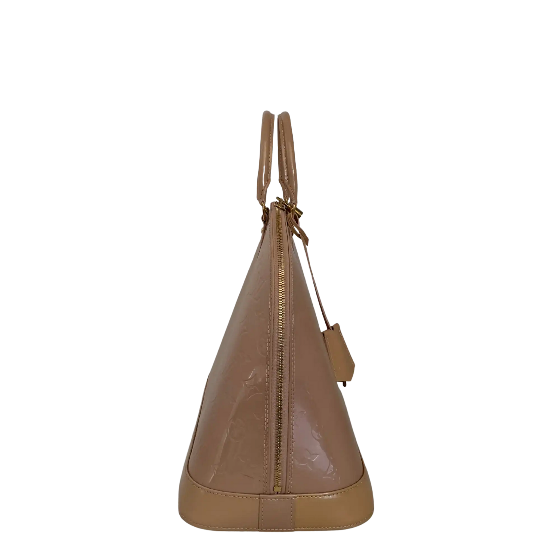 Louis Vuitton Alma GM Vernis Leder MI1130 Beige / sehr gut Louis Vuitton