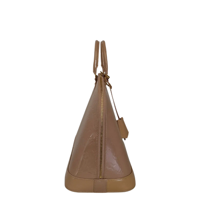 Louis Vuitton Alma GM Vernis Leder MI1130 Beige / sehr gut Louis Vuitton