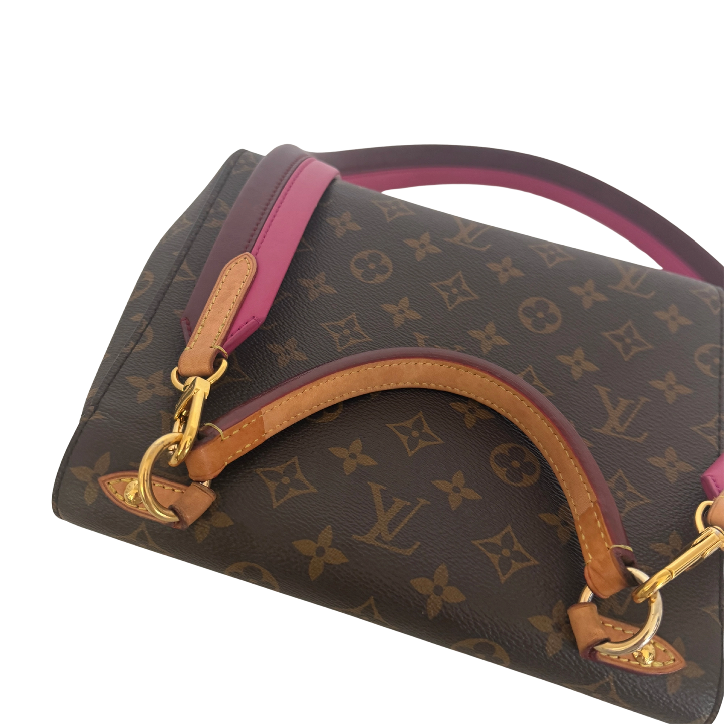 Louis Vuitton Cluny BB Monogram Fuchsia M42738 Fullset / gut Louis Vuitton