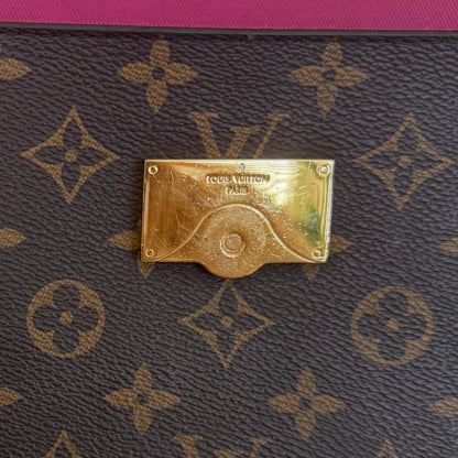Louis Vuitton Cluny BB Monogram Fuchsia M42738 Fullset / gut Louis Vuitton
