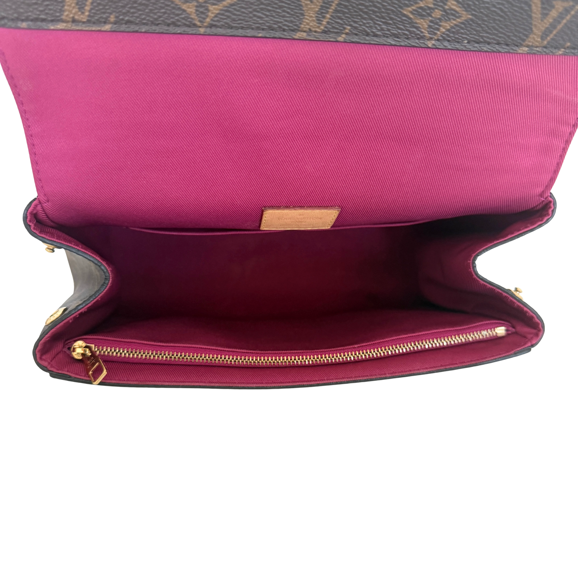 Louis Vuitton Cluny BB Monogram Fuchsia M42738 Fullset / gut Louis Vuitton