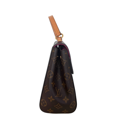 Louis Vuitton Cluny BB Monogram Fuchsia M42738 Fullset / gut Louis Vuitton