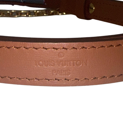 Louis Vuitton Metallic Monogram LV Garden Loop PM Blau / neuwertig Louis Vuitton