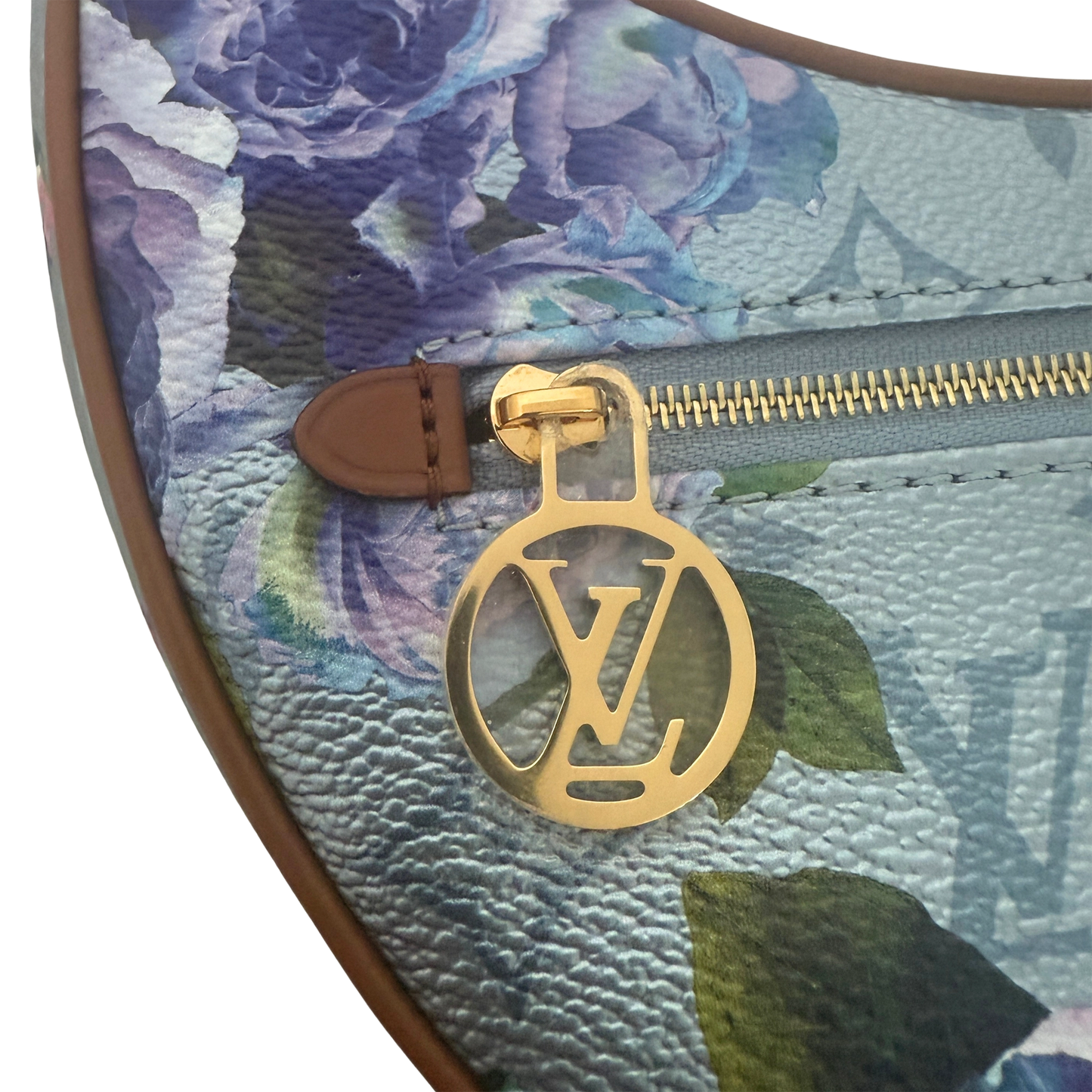Louis Vuitton Metallic Monogram LV Garden Loop PM Blau / neuwertig Louis Vuitton