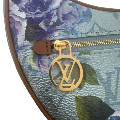 Louis Vuitton Metallic Monogram LV Garden Loop PM Blau / neuwertig Louis Vuitton