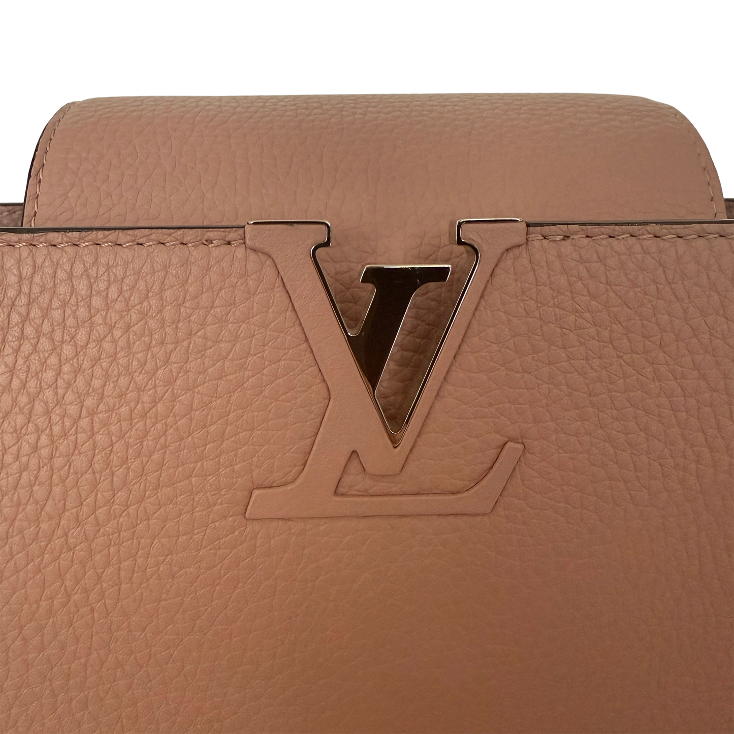 Louis Vuitton Capucines mit Schlangenledergriff Rosa N92801 / neuwertig Louis Vuitton